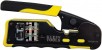 Klein Tools Ratcheting Data Cable Crimper / Cutter + 50-Pk CAT6 RJ45 Data Plugs (80024)