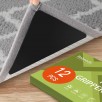 12-Piece Rabenda Non-Slip Reusable Rug Gripper Tapes (Black)