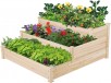 47" 3-Tier Yaheetech Wooden Raised Garden Bed Planter (YT-00094544)