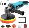Seesii 6/7" Variable Speed Corded Rotary Car Buffer Polisher Kit