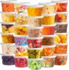 50-Count 16-Ounce TashiBox Plastic Deli Containers w/ Lids