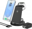 SMILE STATION 3-in-1 Samsung Wireless Charging Station (Black)