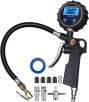 Digital Tire Pressure Gauge with Inflator, 3-250 PSI Air Compressor Accessories with Air Chuck Quick