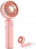 FrSara Rechargeable 3000mAh Portable Handheld 6-Speed Mini Fan (Cherry Pink)