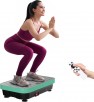 TISSCARE Vibration Plate Exercise Machine for Weight Loss & Lymphatic Drainage w/ 4 Preset Programs & 99 Speed Levels