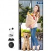 38"x83" BlissTrends Magnetic Screen Door  (Black)
