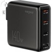 140W wegear USB-C Charger for Laptop, Slim 4-Port PD 3.1 GaN Fast Charging Block with Foldable Plug