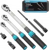 8-Piece Seesii Torque Wrench Set (1/4" 3/8" 1/2" Drive)