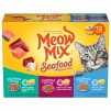 12-Pack  2.75-Oz Meow Mix Wet Cat Food: Seafood Favorites (Variety Pack) $4.4, Wet Cat Food w/ Real Chicken Breast $4.7