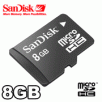 SanDisk 8GB MicroSDHC Flash Card with SD Card Adapter