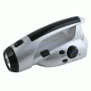 Battery-Free Cranking LED Flashlight and FM Radio with Speaker and Antenna