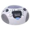 Portable AM/FM/CD Boombox With Alarm Clock