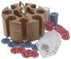 Spartan Sports Round Rack and 200 (7.8 Gram Clay) Chip and Cards Set
