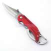 Stainless Steel Folding Straight Edge Knife with scissors and Nylon Sheath