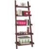 5-Tier Leaning Wood Shelving Unit