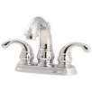 Double Handle Treviso Chrome Lavatory Faucet