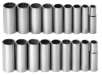 Craftsman 18 pc. Easy to Read Socket Accessory Set, 12 pt. Deep, 3/8 in. Drive 