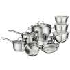 Tramontina USA, Inc. 15 pc. Stainless Steel Cookware Set with Glass Lids
