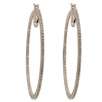 1 ct. t.w.* Diamond In/Out Hoop Earring. Sterling Silver 