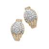 1 ct. tw.* Diamond Omega Dome Earrings 
