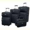 Barbados 4 Piece Set Luggage - Black 