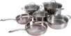 Kenmore 10 pc. Stainless Steel with Copper Band Cookware Set 
