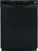 Black GE Appliances 24 in. Built-In Dishwasher 