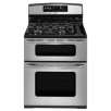 Stainless Steel Kenmore Elite 30 in. Double Oven Freestanding Gas Range 