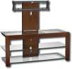 Init TV Stand for Flat-Panel TVs Up to 50" or Tube TVs Up to 42" - Brown