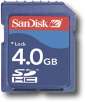 SanDisk - 4GB Secure Digital High Capacity Memory Card