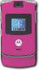T-Mobile - Motorola RAZR V3 No-Contract Cell Phone - Magenta