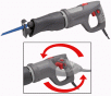 5.5 AMP RECIPROCATING SAW WITH ROTATING HANDLE