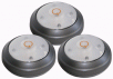 Long-Life LED Puck Lights, Pack of 3