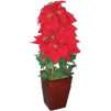 3' Poinsettia Tree with Wooden Pot