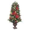 42" GE Christmas Poinsettia Tree in Planter