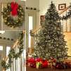 7� Ft. Pre-Lit Tree with Double Bonus: Wreath & Garland
