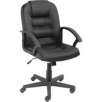 Staples Manilo Black Leather Manager's Chair