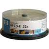 HP 25/Pack 700MB Lightscribe CD-R