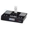iHome Portable Travel Alarm Clock with iPod Docking Station - Black