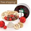 Cookies & Chocolates Snowman Tin