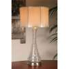 Silver Crackle Jeweled Bottle Table Lamp