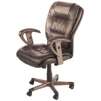 RS To�Go Quinton Mid-Back Bonded Leather Chair, 43"H x 27 1/4"W x 31"D, Antique Brown