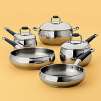 Martha Stewart Everyday 8-Piece Stainless-Steel Cookware Set