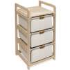 Three Drawer Hamper and Storage Unit