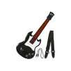 Power Tour Guitar - Black with White inset