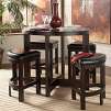 Capria 5-piece Counter-height Pub Set