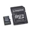 Kingston 2GB MicroSD High Speed Memory Card with Full Size SD Adapter Free After Rebate