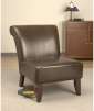 Garland Dark Brown Leather Chair