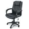 RS To Go Venn High Back Vinyl Chair 44 1 2 H x 25 3 4 W x 26 D Black Frame Black Vinyl