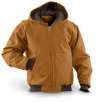 Cotton Duck Hooded Work Jacket, Brown Duck